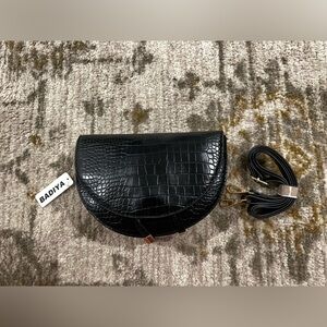 NWT Faux Snakeskin Faux Leather Minibag